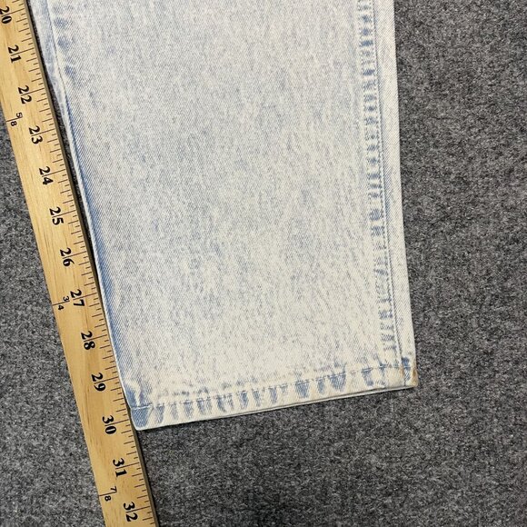 Vintage Brittania Acid Wash High-Waisted Tapered Jeans L - Picture 4 of 7